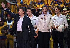 J.M.Santosas pakeis dvi kadencijas baigusį prezidentą Alvaro Uribe