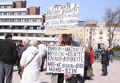 Mitingas Klaipėdoje