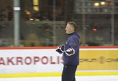 Darius Kasparaitis Klaipėdoje mokė jaunuosius ledo ritulininkus.