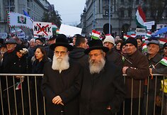Protesto Vengrijoje akimirkos