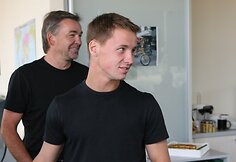 Konferencija su tenisininku Ričardu Berankiu