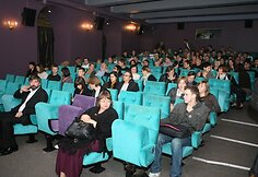 Režisierės Janinos Lapinskaitės filmo "Traukinys stovi penkias minutes" pristatymas.