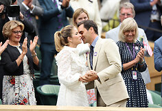 Rogeris Federeris su žmona Mirka
