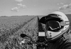 Andrius Česnauskas leidosi į Berlyną motociklu kaip 80-aisiais