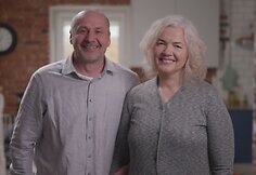Roma Ruikienė su vyru