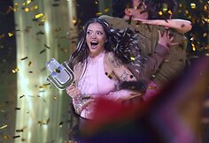 &bdquo;Eurovizijoje&ldquo; triumfavo bulgarė Dara su daina &bdquo;Bangaranga&ldquo;