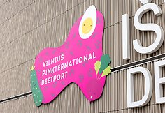 Vilniaus oro uostas laikinai tapo „Vilnius Pinkternational Beetport“
