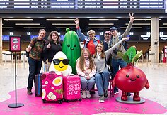 Vilniaus oro uostas laikinai tapo „Vilnius Pinkternational Beetport“