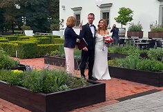 Vytautas Kernagis jaunesnysis su mylimąją Indre