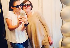 Urtė &Scaron;ilagalytė su mama Jolanta 