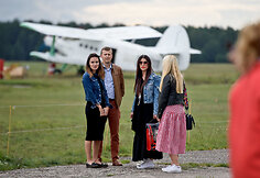 Televizinis vakarėlis Pociūnų aerodrome