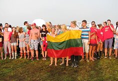Lietuviai festivalyje „Heineken Open‘er“ giedojo Lietuvos himną
