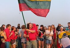 Lietuviai festivalyje „Heineken Open‘er“ giedojo Lietuvos himną