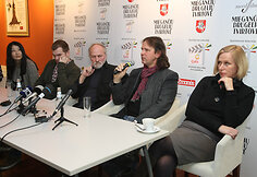 Spaudos konferencijos akimirka