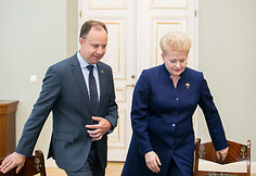 Aurelijus Veryga ir Dalia Grybauskaitė