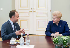 Aurelijus Veryga ir Dalia Grybauskaitė