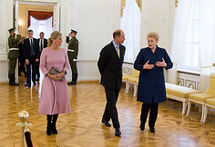Prezidentė susitiko su Jungtinės Karalystės Princu Edvardu ir Vesekso grafiene Sofija