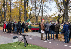 Protestas prie Užsienio reikalų ministerijos