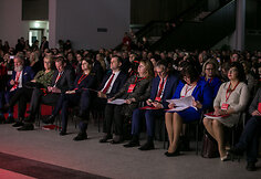 LSDP konferencijos &bdquo;Žmonių vardu&ldquo; akimirka