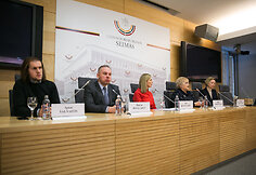 Spaudos konferencijos akimirka