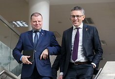 Saulius Skvernelis ir Vytautas Bakas