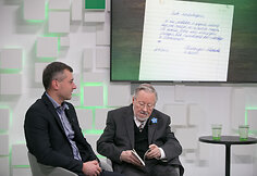 Vytautas Landsbergis ir Mindaugas Mikalauskas