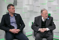 Vytautas Landsbergis ir Mindaugas Mikalauskas