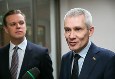 Gabrielius Landsbergis ir Raimundas Martinėlis 