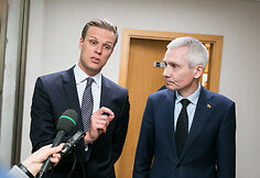 Gabrielius Landsbergis ir Raimundas Martinėlis 