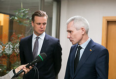 Gabrielius Landsbergis ir Raimundas Martinėlis 