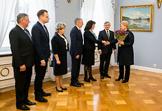 Prezidentė susitiko su Seimo valdyba 