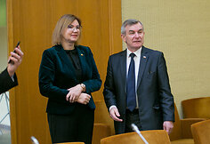 Au&scaron;rinė Norkienė ir Viktoras Pranckietis