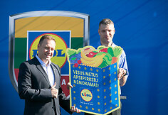 „Lidl“ parduotuvės atidarymo akimirka