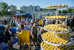 „Lidl“ parduotuvės atidarymo akimirka
