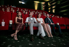 Gintarė ir Paulius susituokė kino teatre