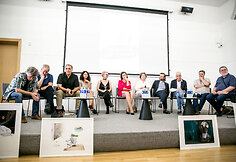 Spaudos konferencijos akimirka