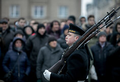 Valstybės vėliavos pakėlimo ceremonija 