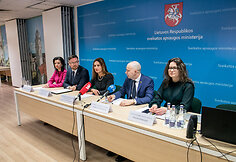 Spaudos konferencijos akimirka