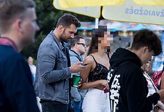 Žilvinas Tratas su drauge