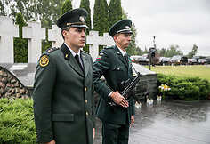 Minėjimas prie Medininkų memorialo