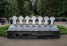 Minėjimas prie Medininkų memorialo