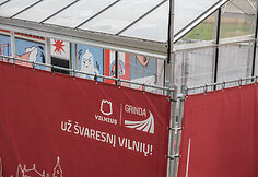Nelegalus &bdquo;&scaron;iltnamis&ldquo; Vilniaus Bazilijonų skvere