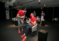 Akimirka i&scaron; virtualios realybės kino pristatymo renginio