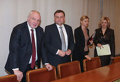 Valentinas Mazuronis ir Vydas Gedvilas