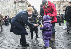 Prezidentė D.Grybauskaitė Kaziuko mugėje