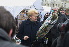 Prezidentė D.Grybauskaitė Kaziuko mugėje