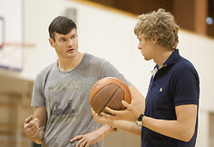 Mindaugas Kuzminskas ir Darjušas Lavrinovičius