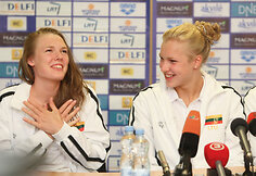 Rūta Meilutytė Vilniaus oro uoste