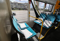 Elektrinis autobusas Vilniaus gatvėse