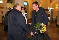 Aštuonis kartus Lietuvos rekordus gerinęs ir su sidabro medaliu namo grįžęs 28 metų plaukikas pirmadienio vakarą Vilniaus oro uoste prisipažino esąs labiau patenkintas savo parodytu rezultatu, nei iškovotu medaliu.